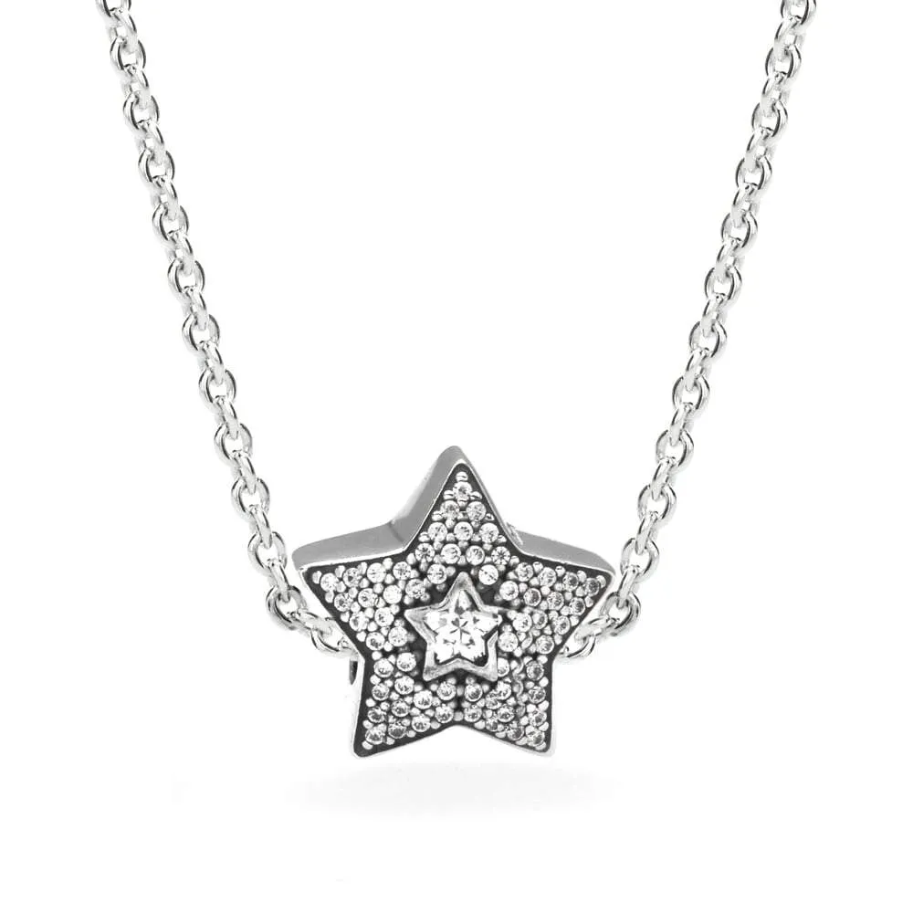 Pandora Pave Wishing Star Charm #791384CZ