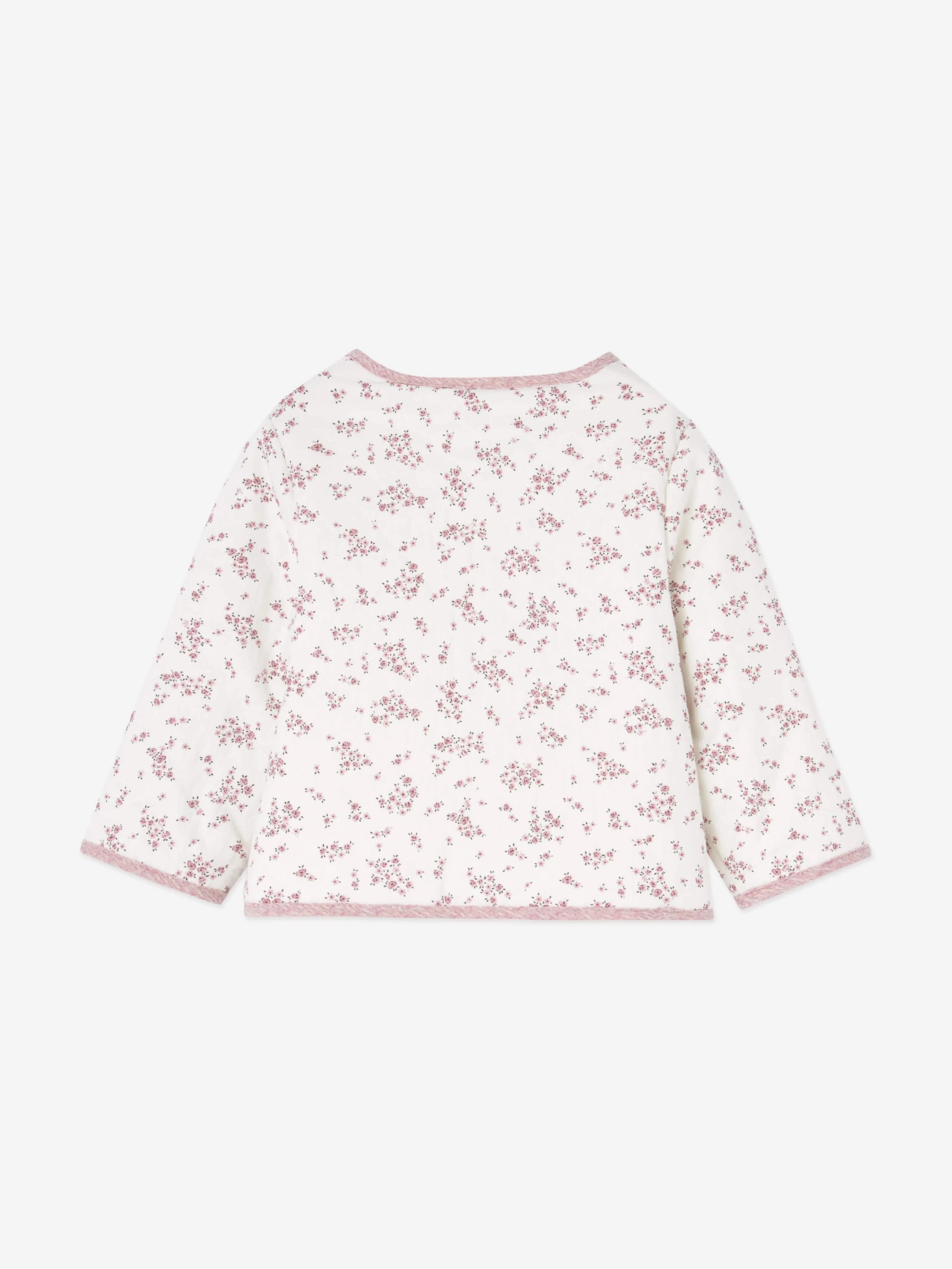 Paz Rodriguez Baby Girls Floral Jacket in White