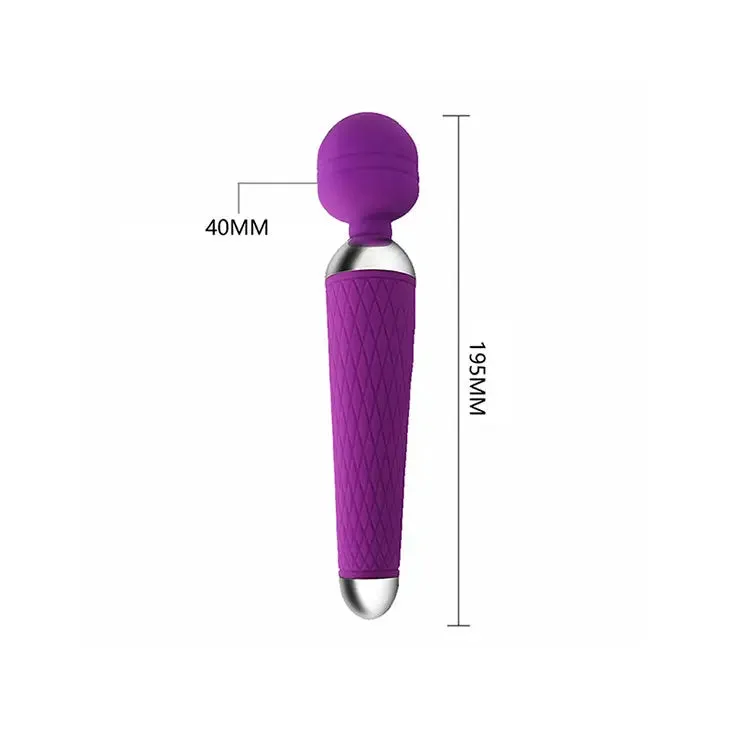 Quusvik 15-Function Women's Vibrating Massage Wand - Compact, Multi-Speed