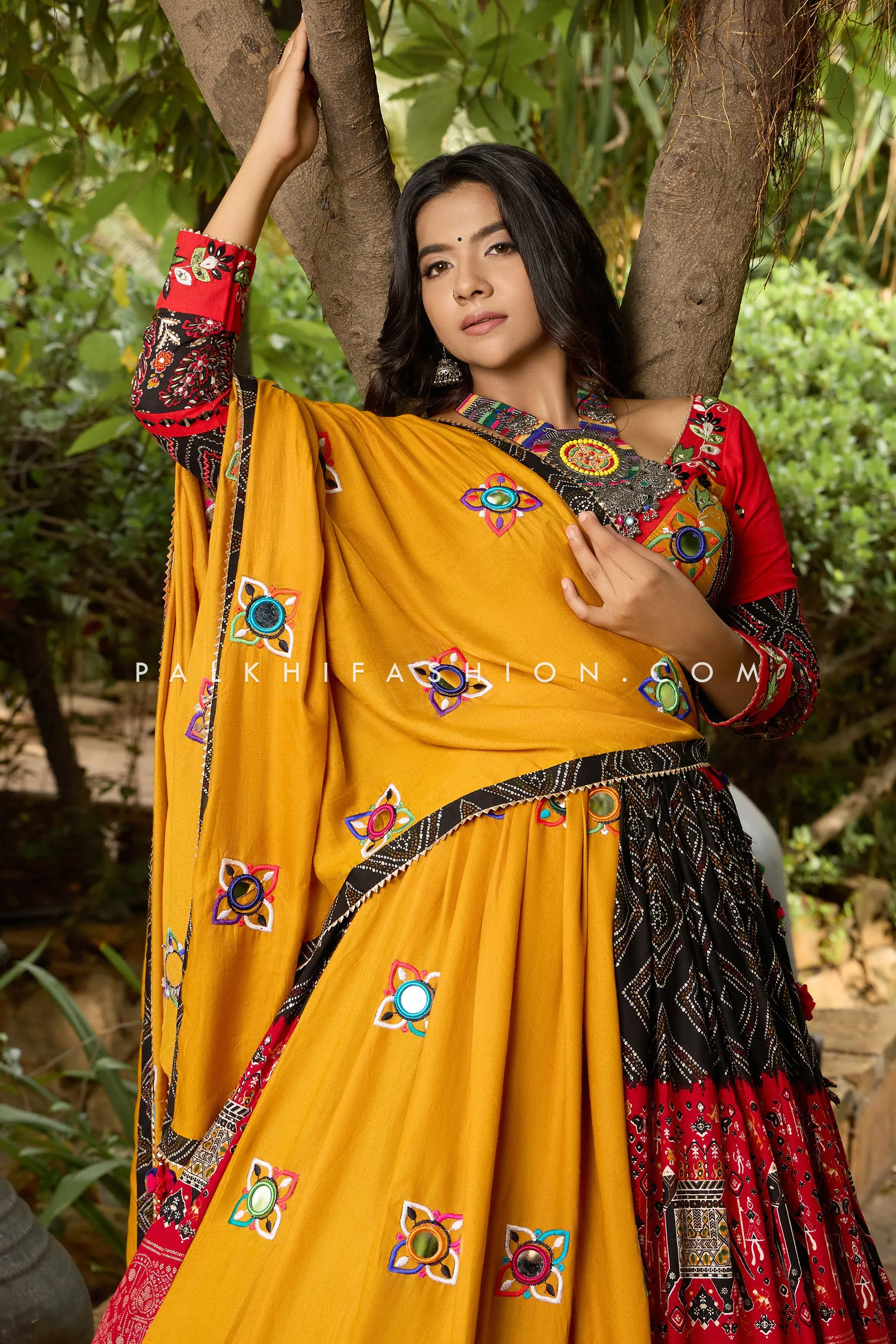 Regal Black Patola Chaniya Choli for the Festive Season