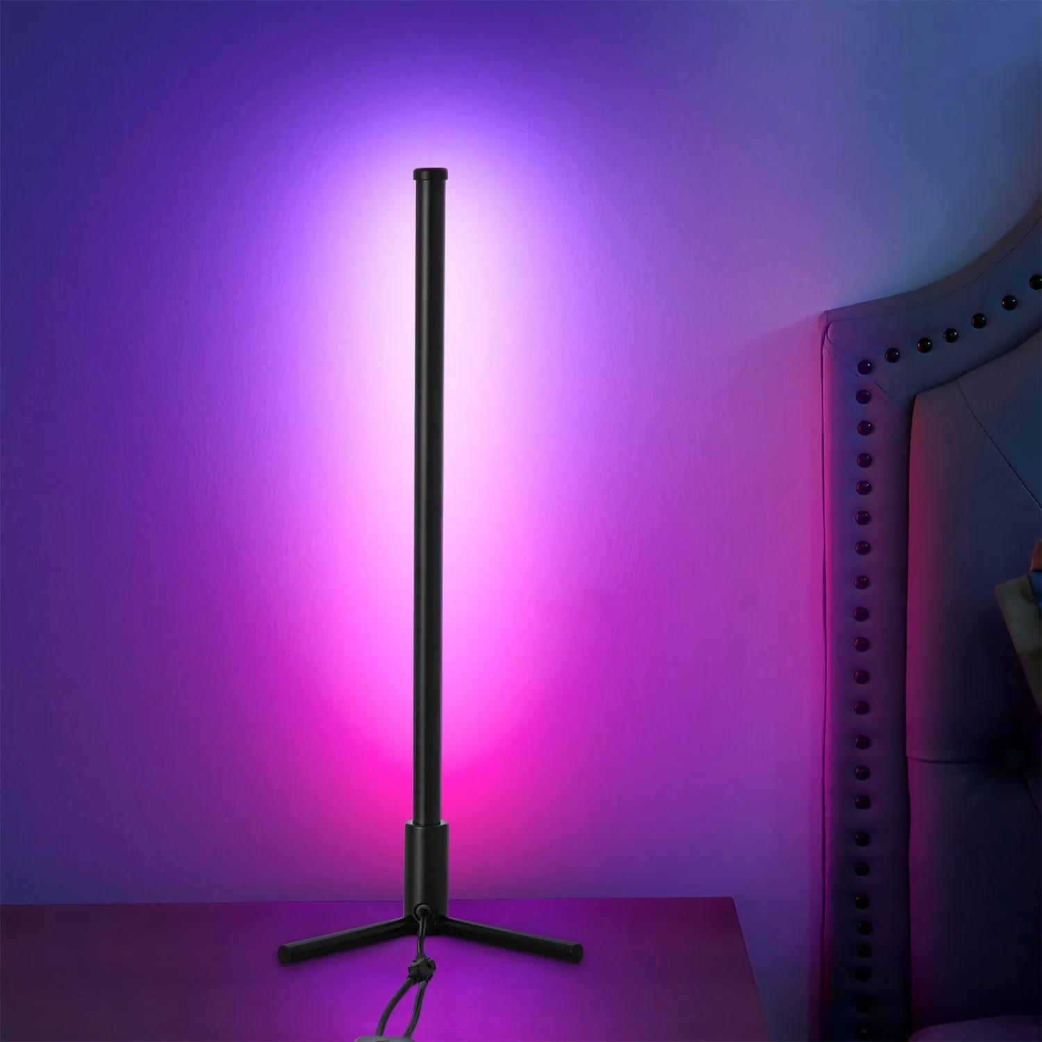 RGBCW Corner Table Lamp App & Remote Control