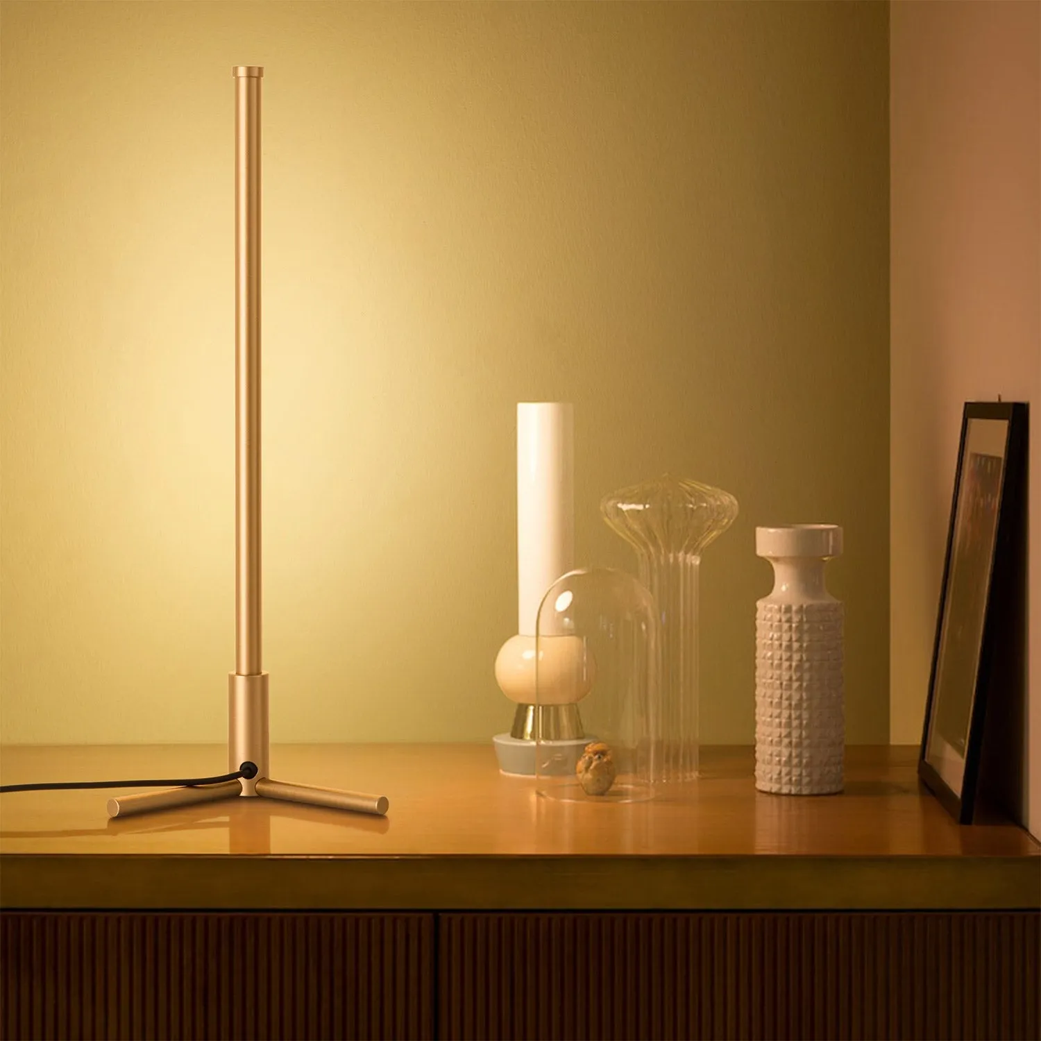 RGBCW Corner Table Lamp App & Remote Control