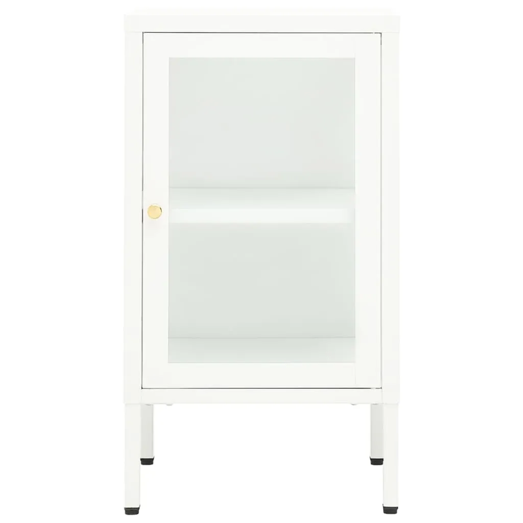 Sideboard 38x35x70 cm Metal and Glass