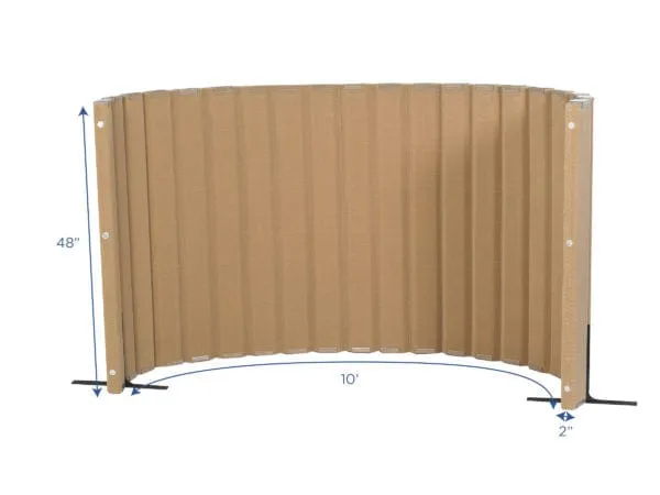 Sound Sponge® Quiet Divider® 48"H by 10'L