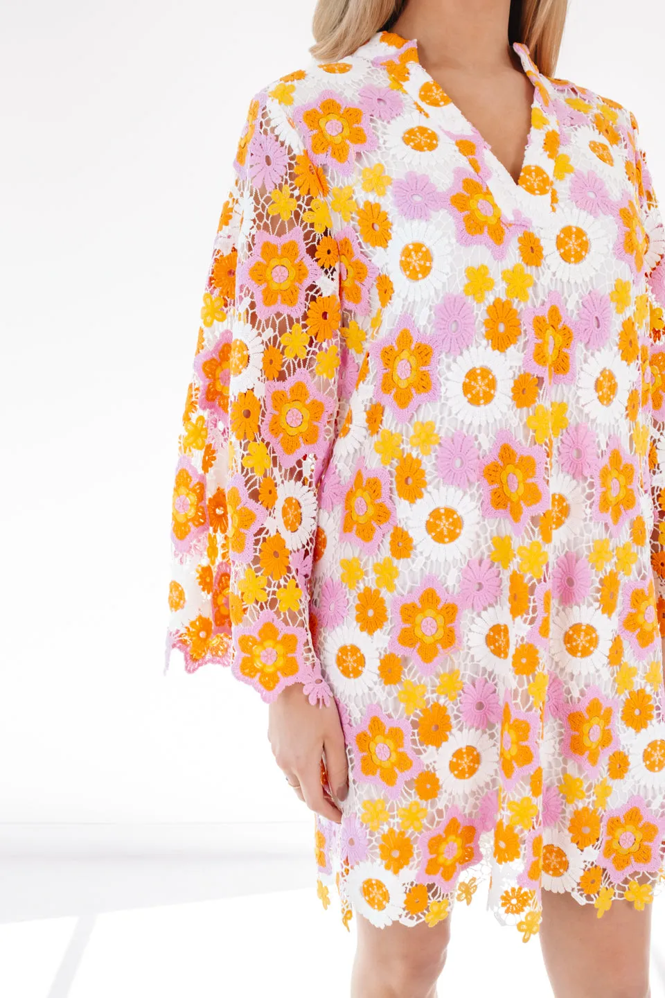 The Hali Lace Dress - Multi