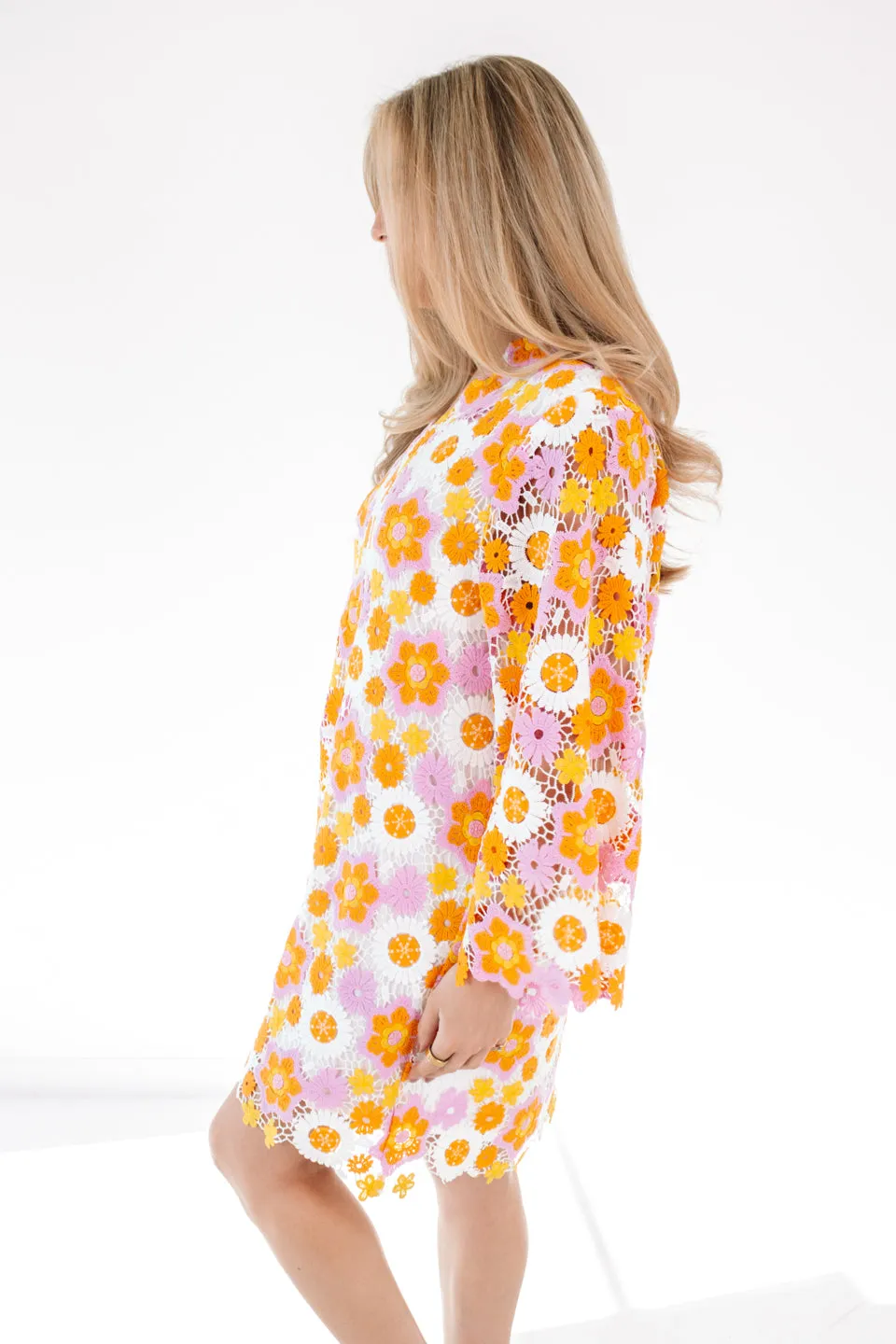 The Hali Lace Dress - Multi