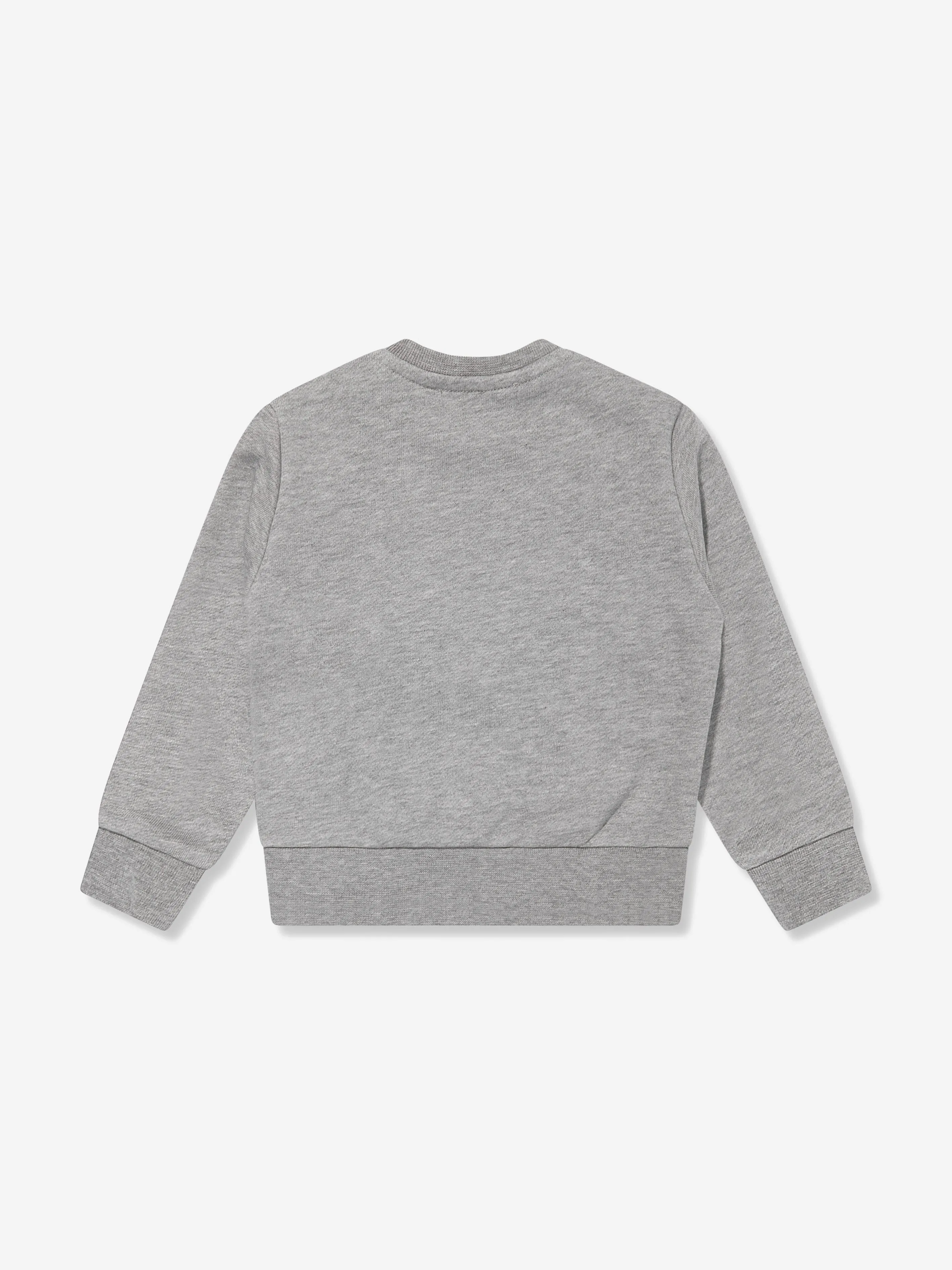Versace Baby Boys Damier Logo Sweatshirt in Grey
