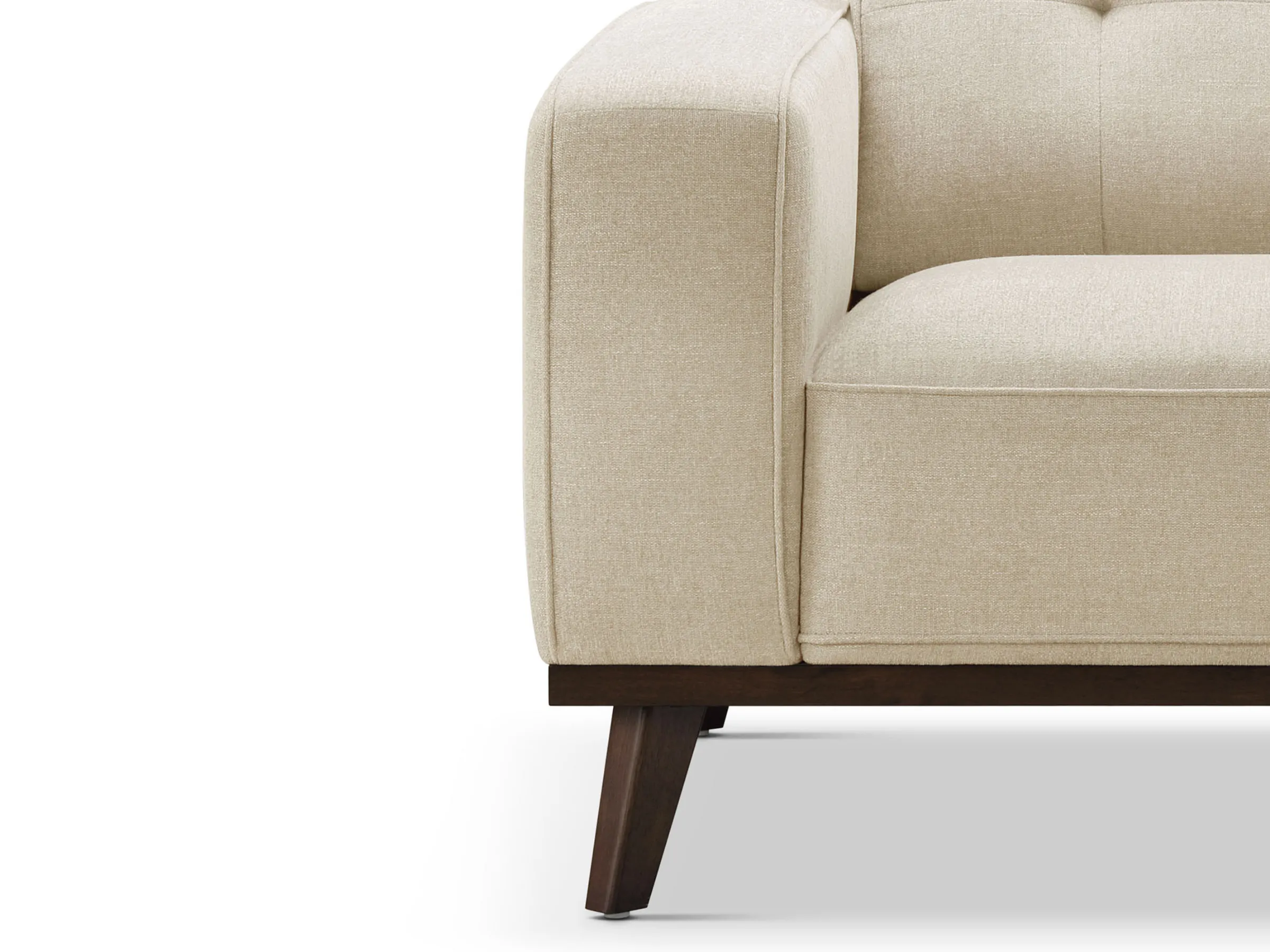 Vicenza Mid-Century Upholstered Sofa