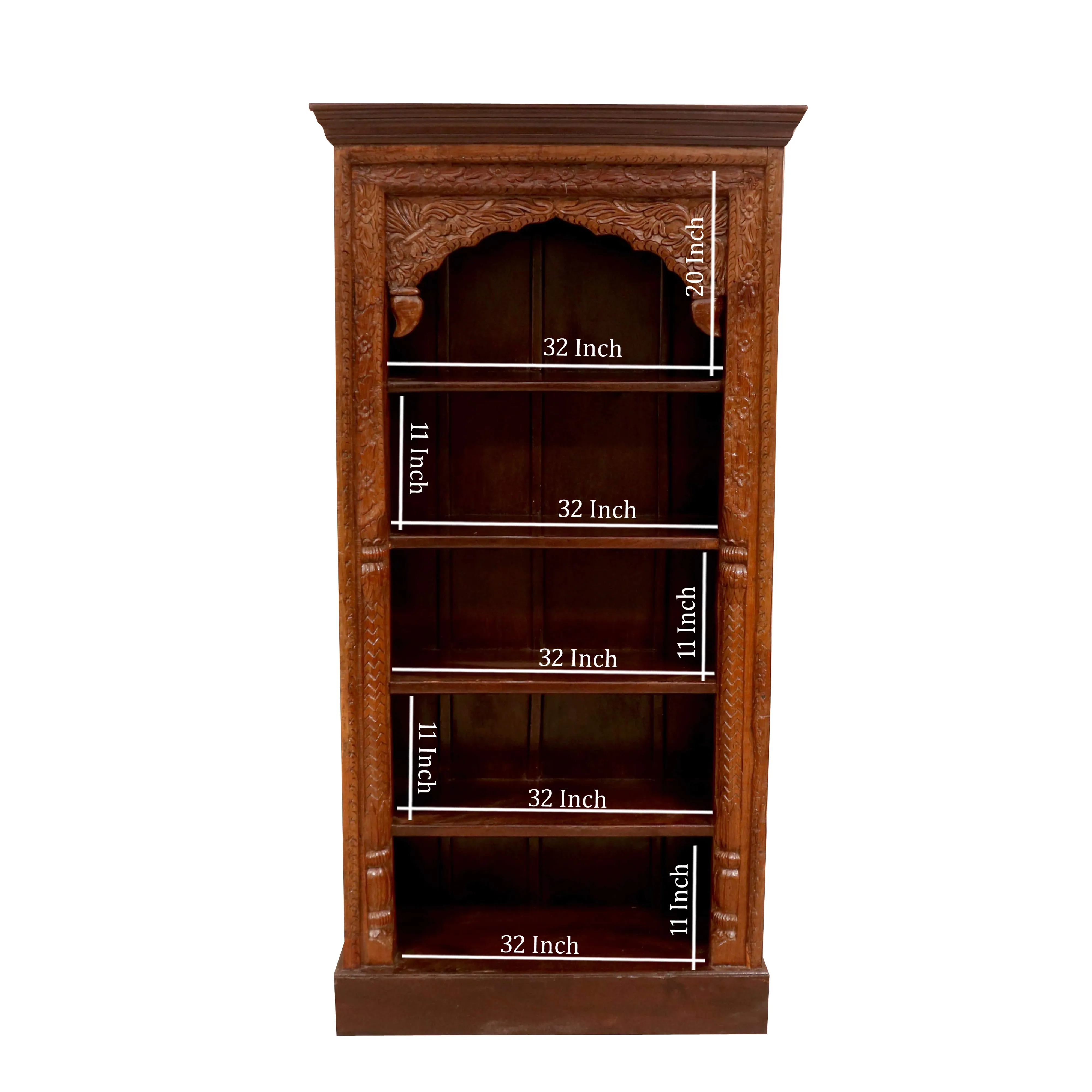 Wooden Long Book Shelf