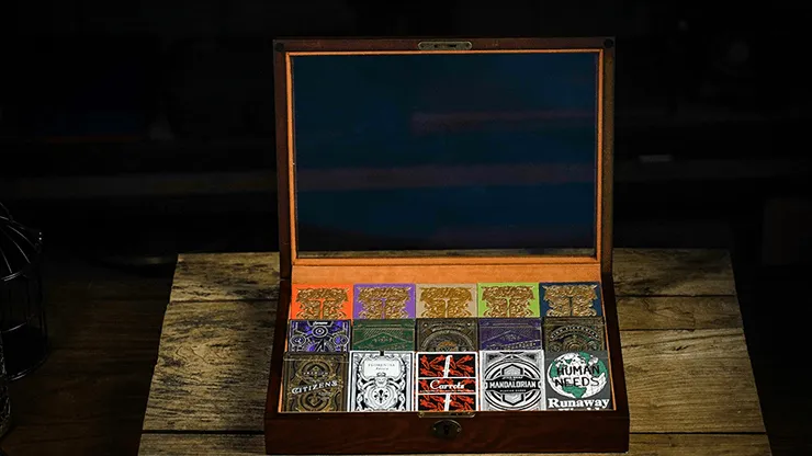 Wooden Storage Box for Playing Cards